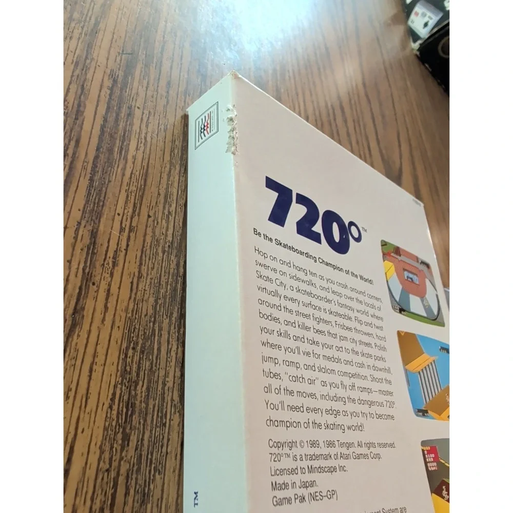 720 Degrees NES Nintendo Complete CIB! Very Good Condition Rare!